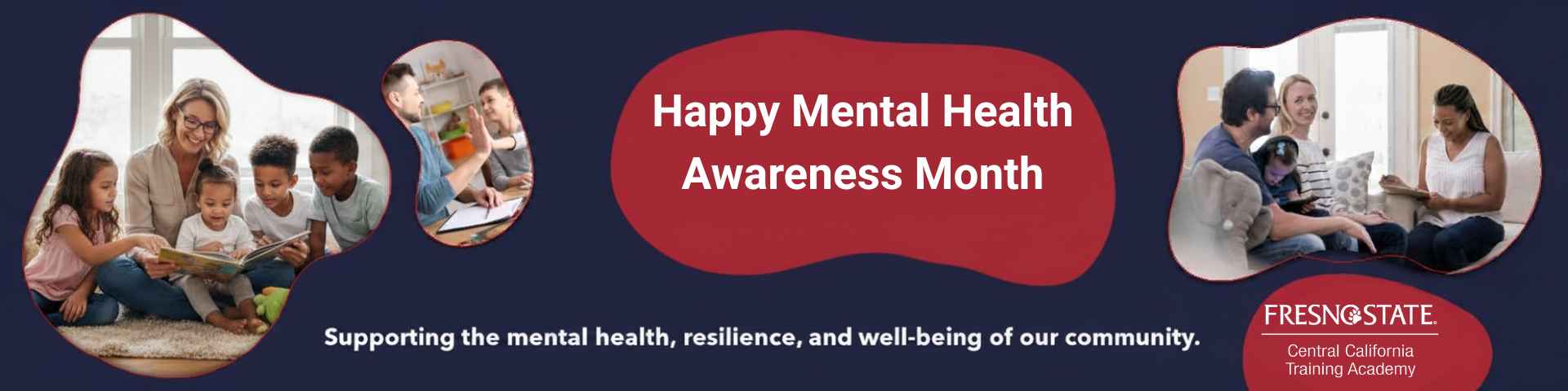 Happy Mental Health Awareness Month Banner