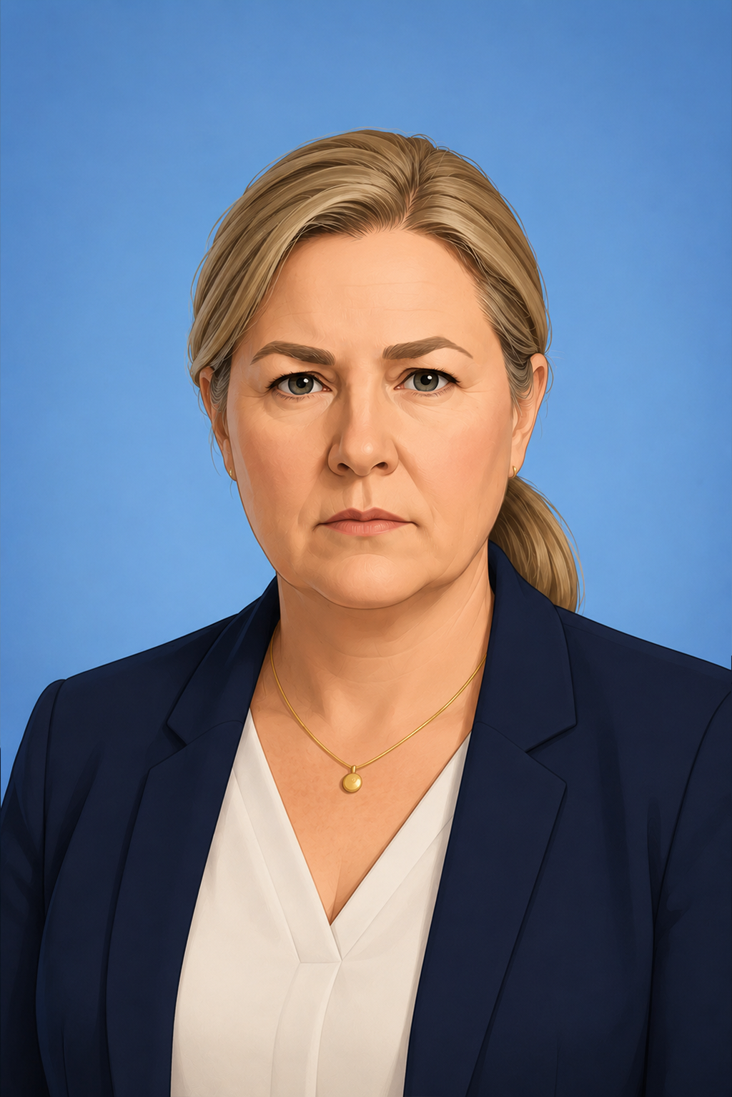 Woman with blonde hair