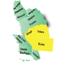 Southern Region Map