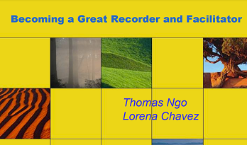 Becoming a Great Recorder and Facilitator