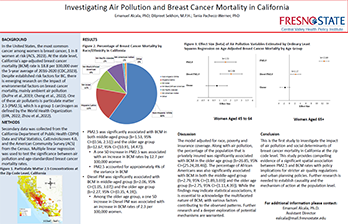 Investigating Air Pollution and Breast Cancer Mortality in California