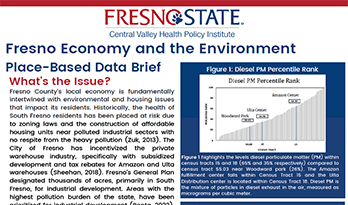 Fresno Economy and the Environment Place-Based Data Brief