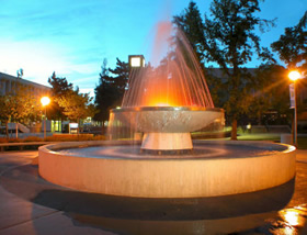 CSUF fountain