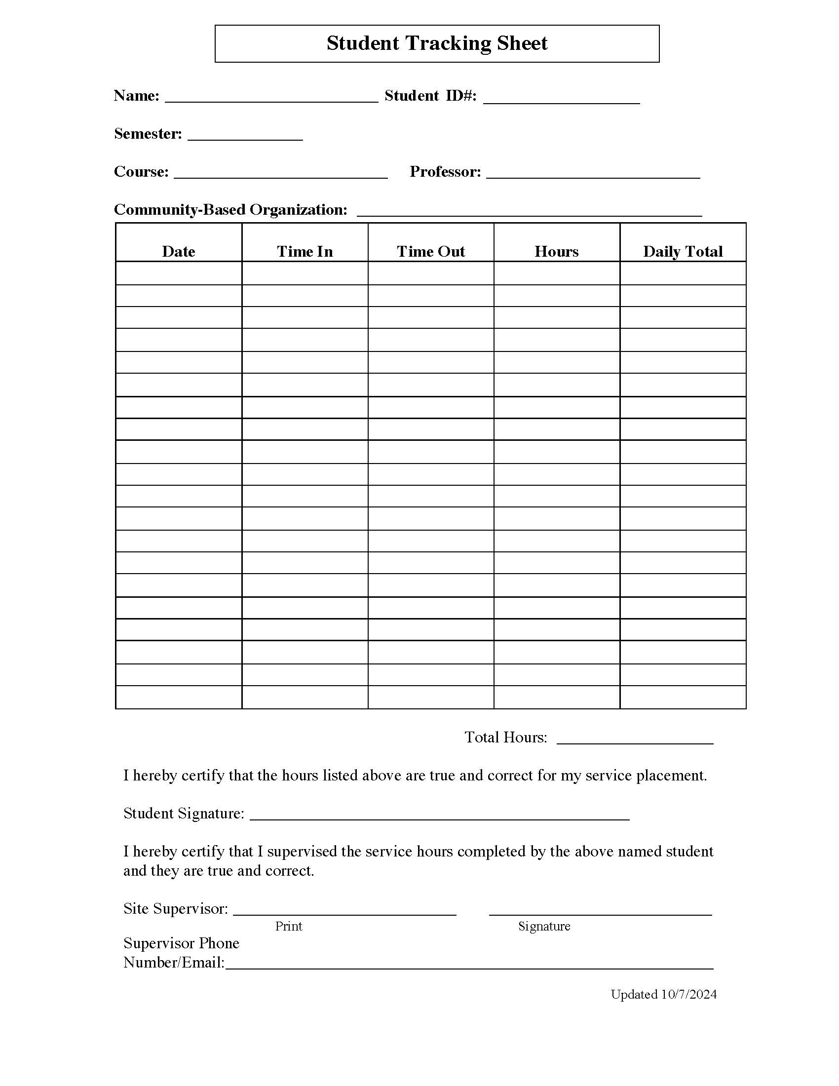 student tracking sheet 10.07.2024