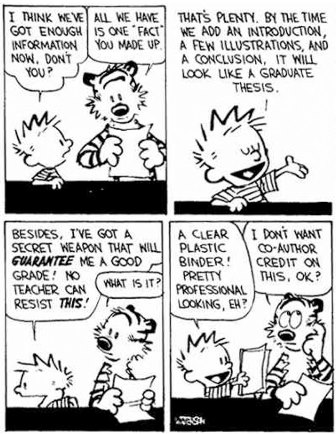 Calvin Comic Strip