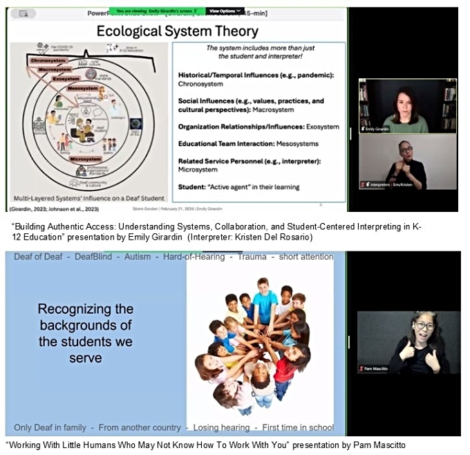 Collage of presenters