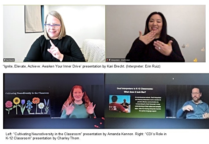 Collage of presenters