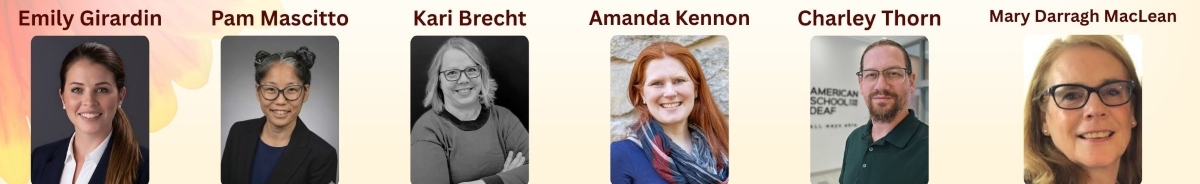 Collage of speakers and presenters