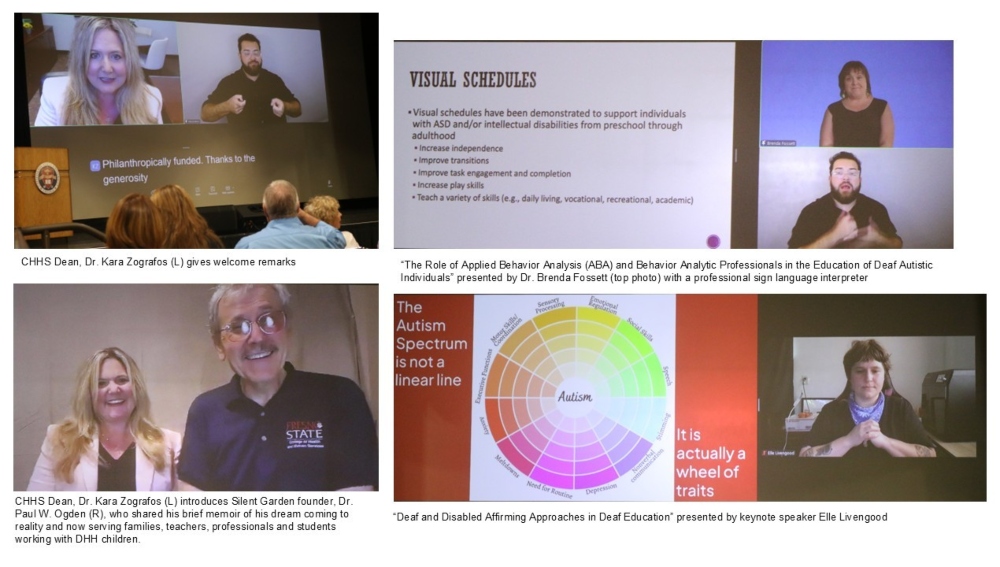 Collage of speakers and presenters