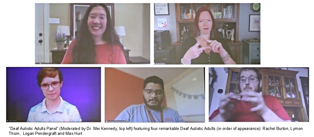 Collage of speakers and presenters